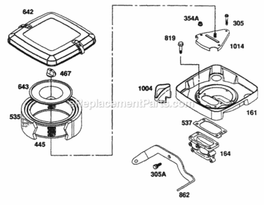 Part Location Diagram of 805406 Briggs and Stratton DISCONTINUED